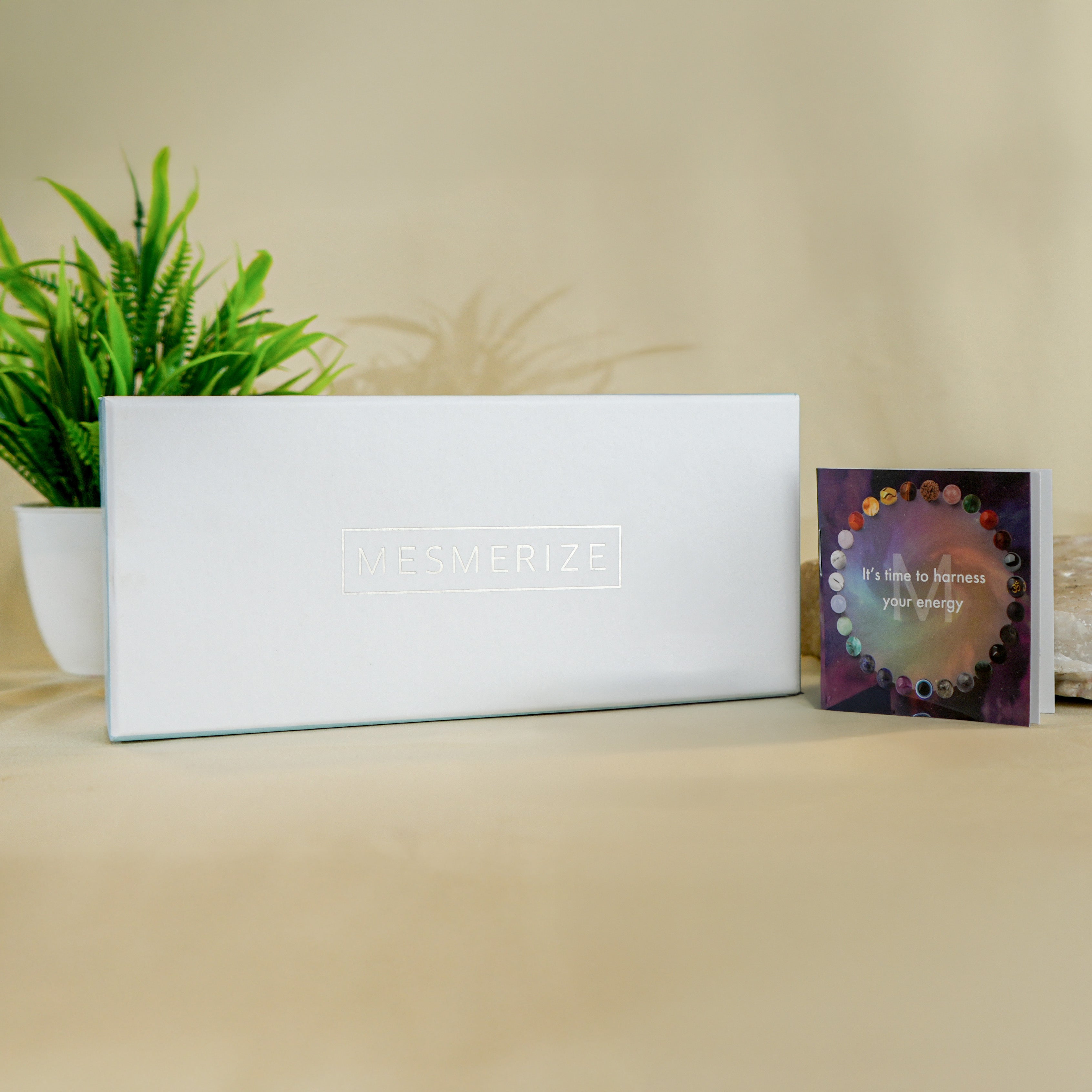 Solace Polished Rose Quartz Raw Stone With Mango Wood Coaster