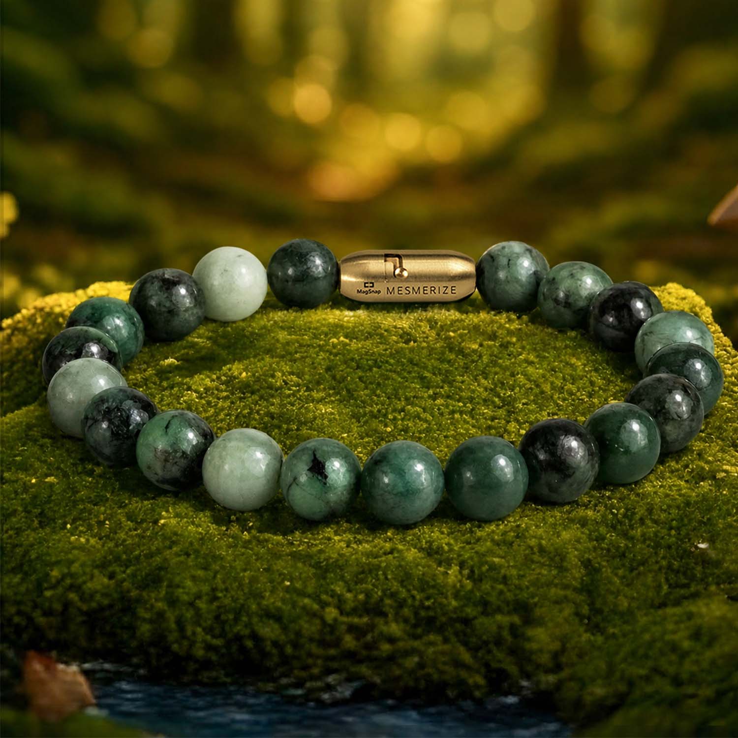 Green Radiance Emerald(Panna) Natural Stone with Magsnap2