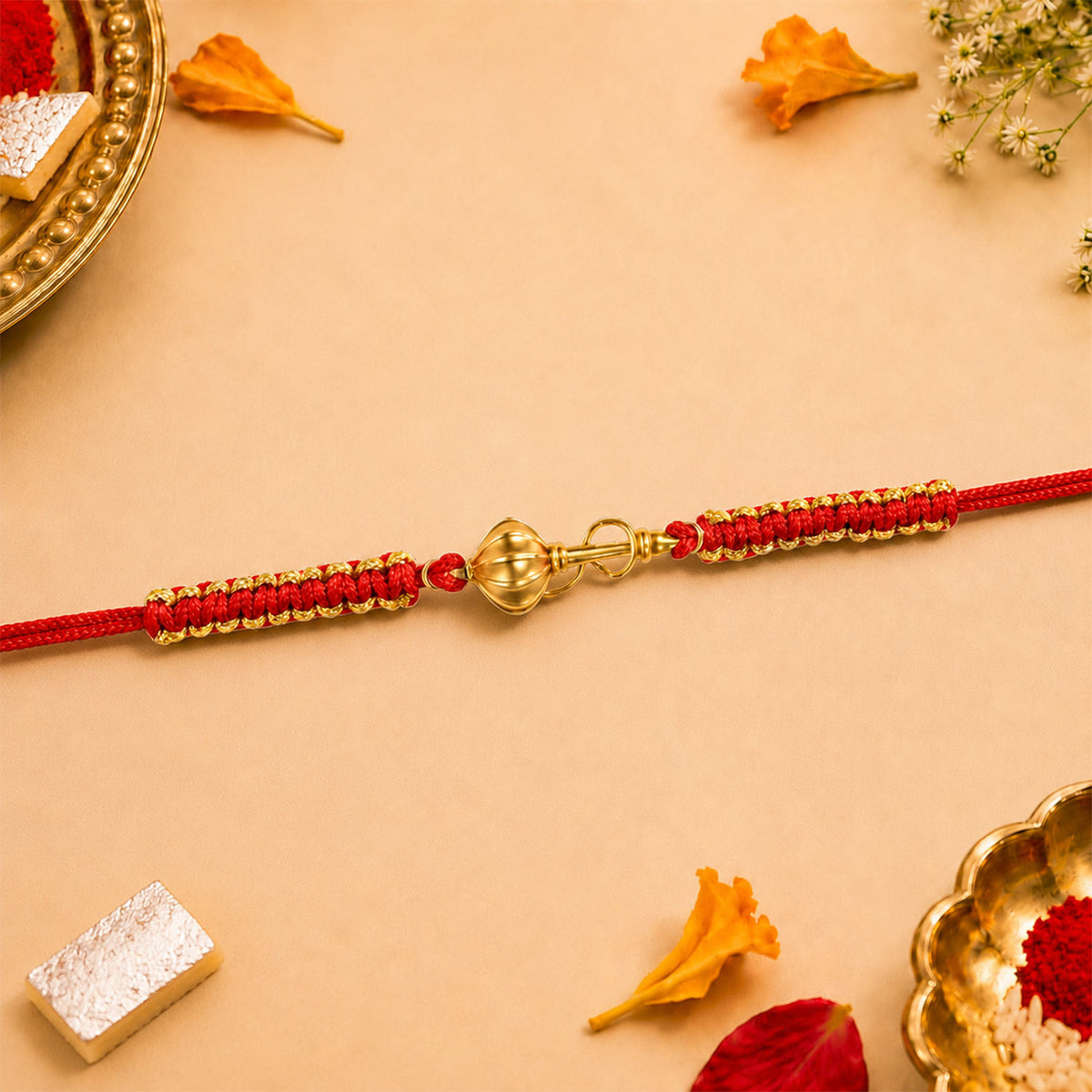 Hanuman Gada Silver Plated Rakhi