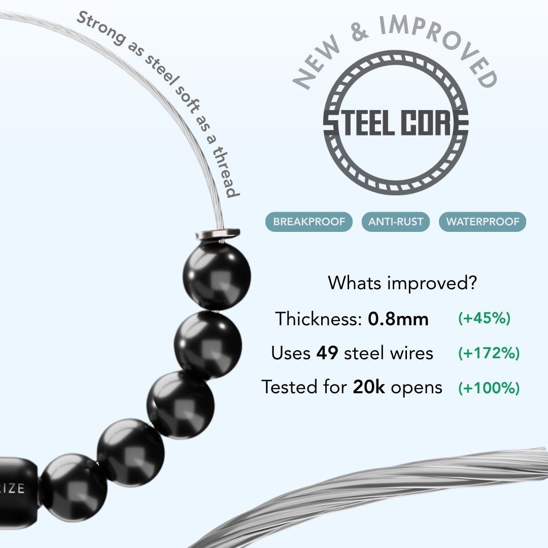 Protective Evil Eye Hematite Natural Stone Bracelet 2