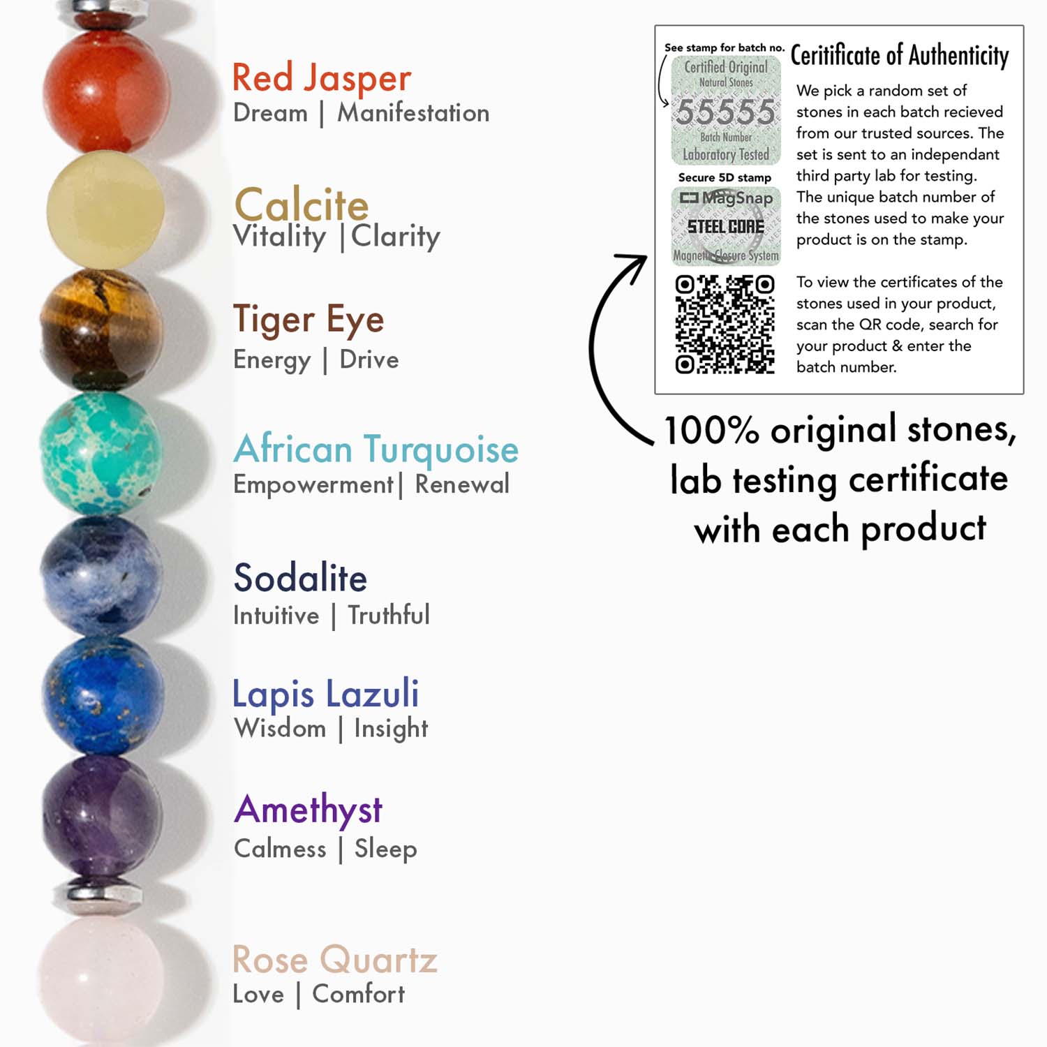 Solace Rose Quartz 7 Chakras Magsnap2