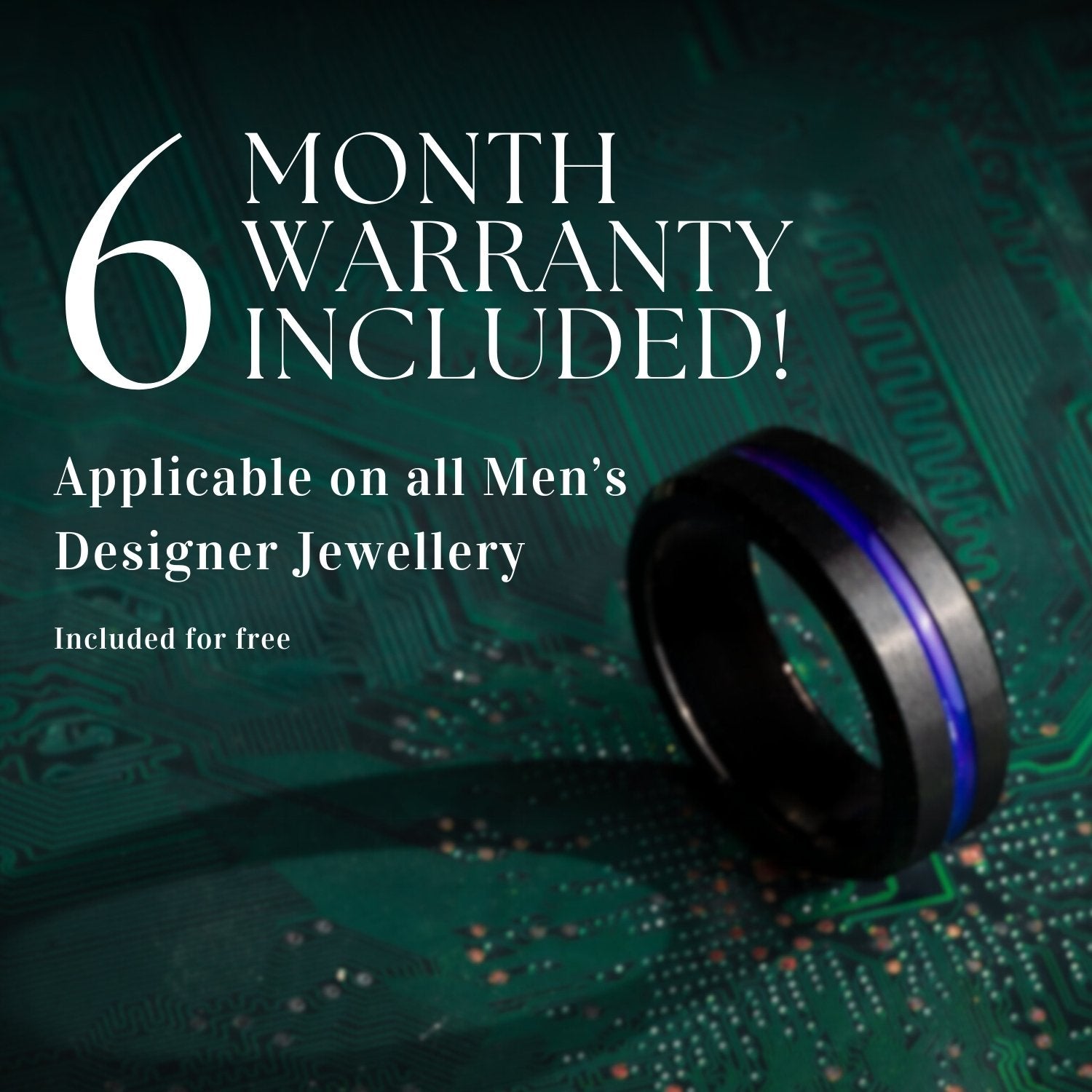 Forged Hammered Tungsten Carbide Band Ring GOLD