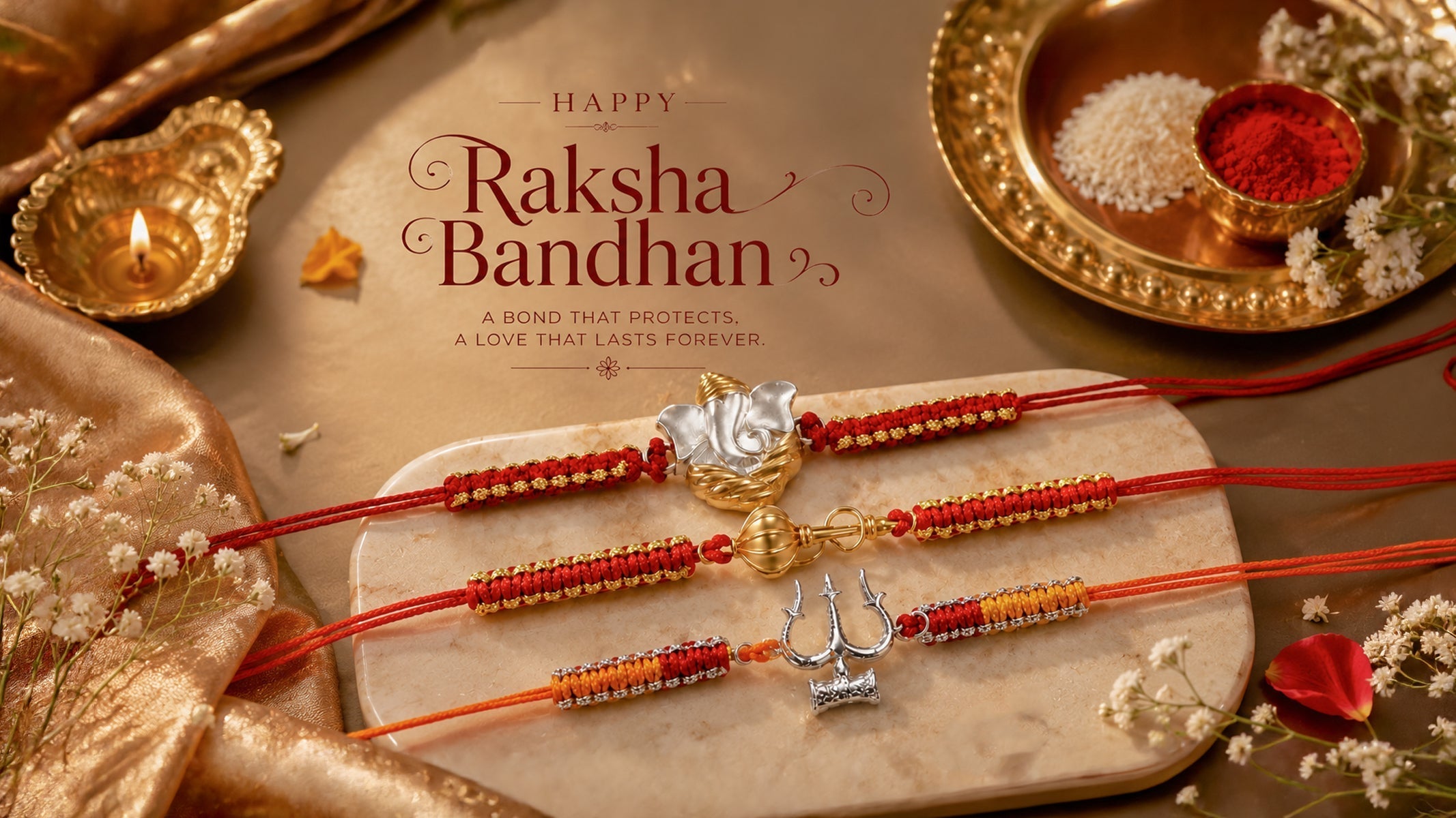 The Meaning Behind Every Spiritual Rakhi: Evil Eye, Rudraksha, Krishna & Shiv-Trishul