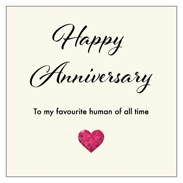 Happy Anniversary Greeting Card 1