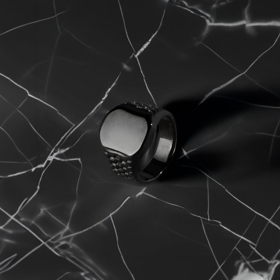 Black Boss Signet Ring