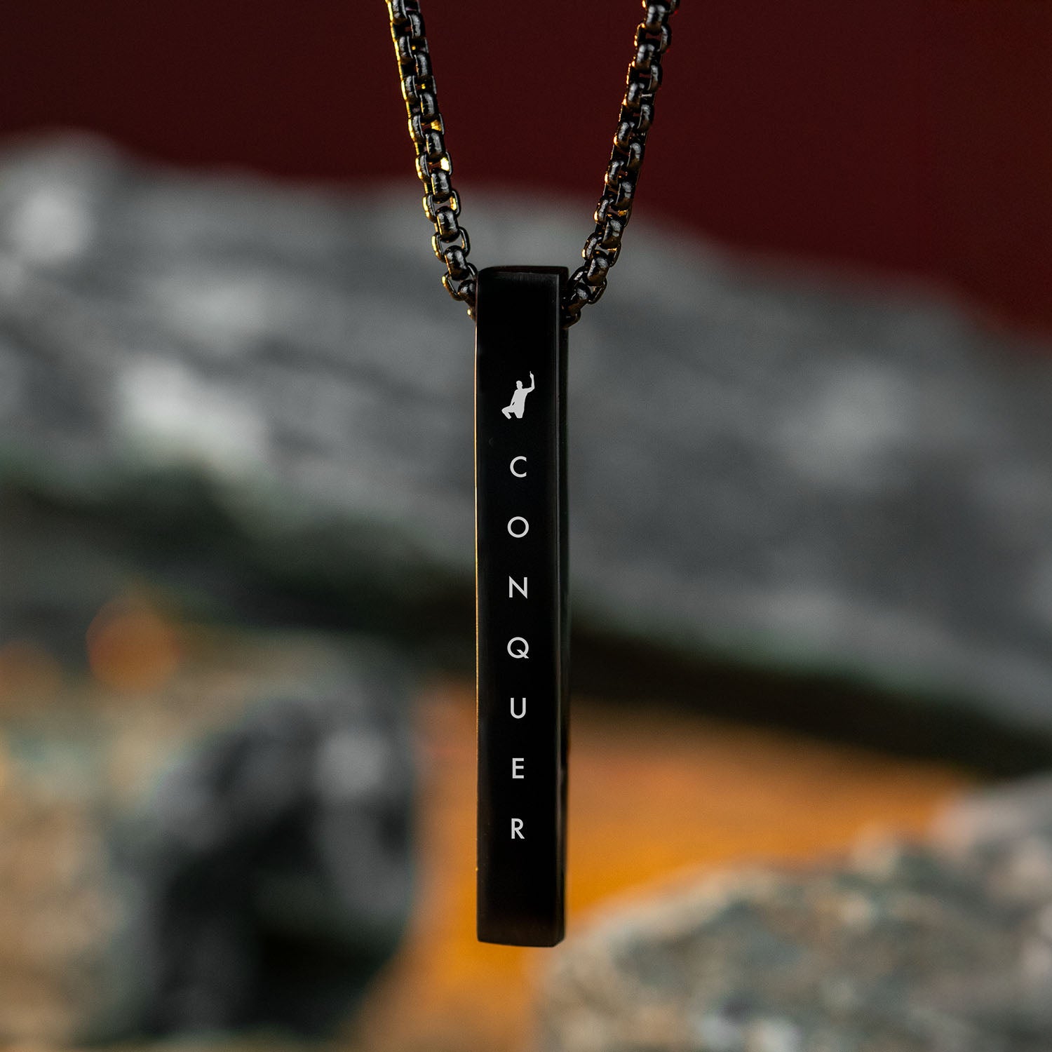 Haryana Steelers Bar Necklace Black