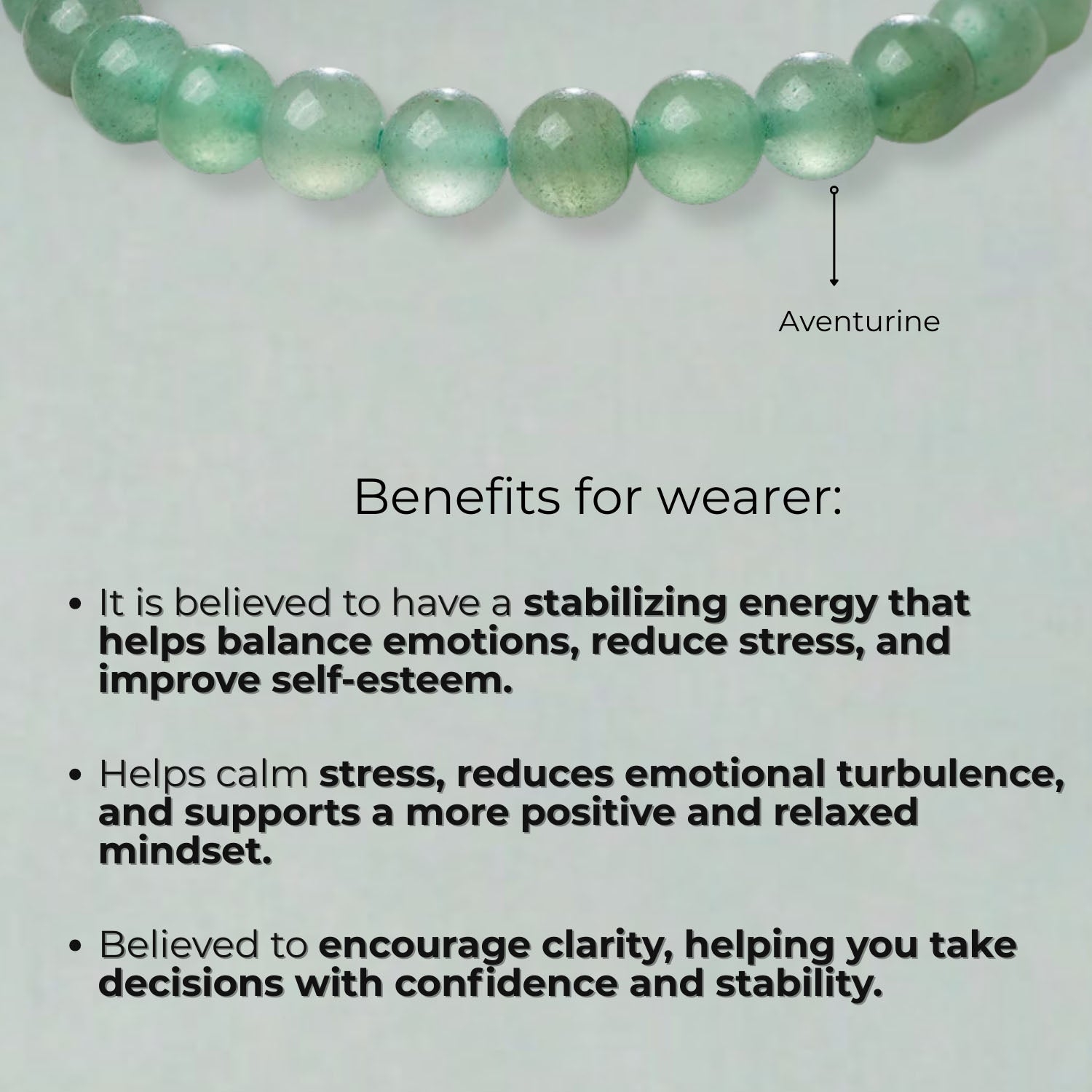 Healing Touch Aventurine Natural Stone Bracelet with MagSnap 2