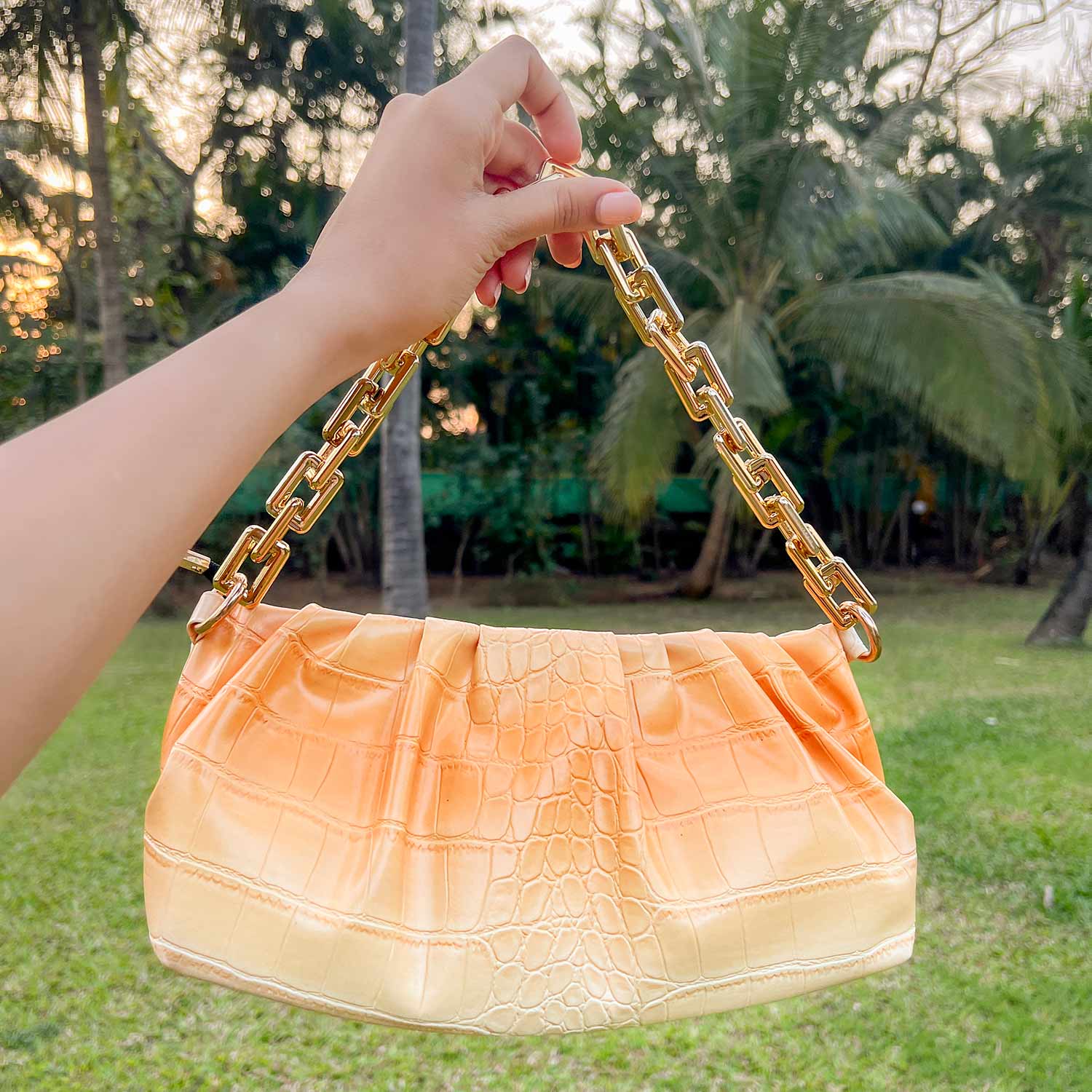 Mango Ombre Cloud bag