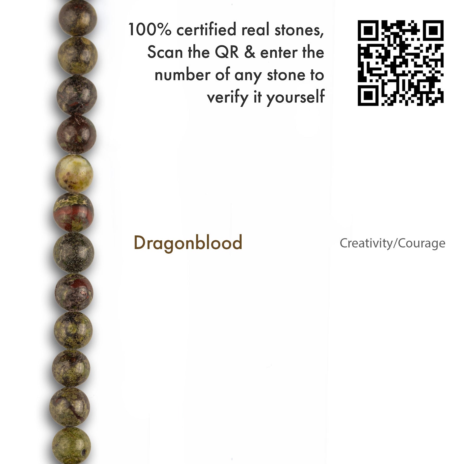 Inner Strength Dragonblood Natural Stone Bracelet