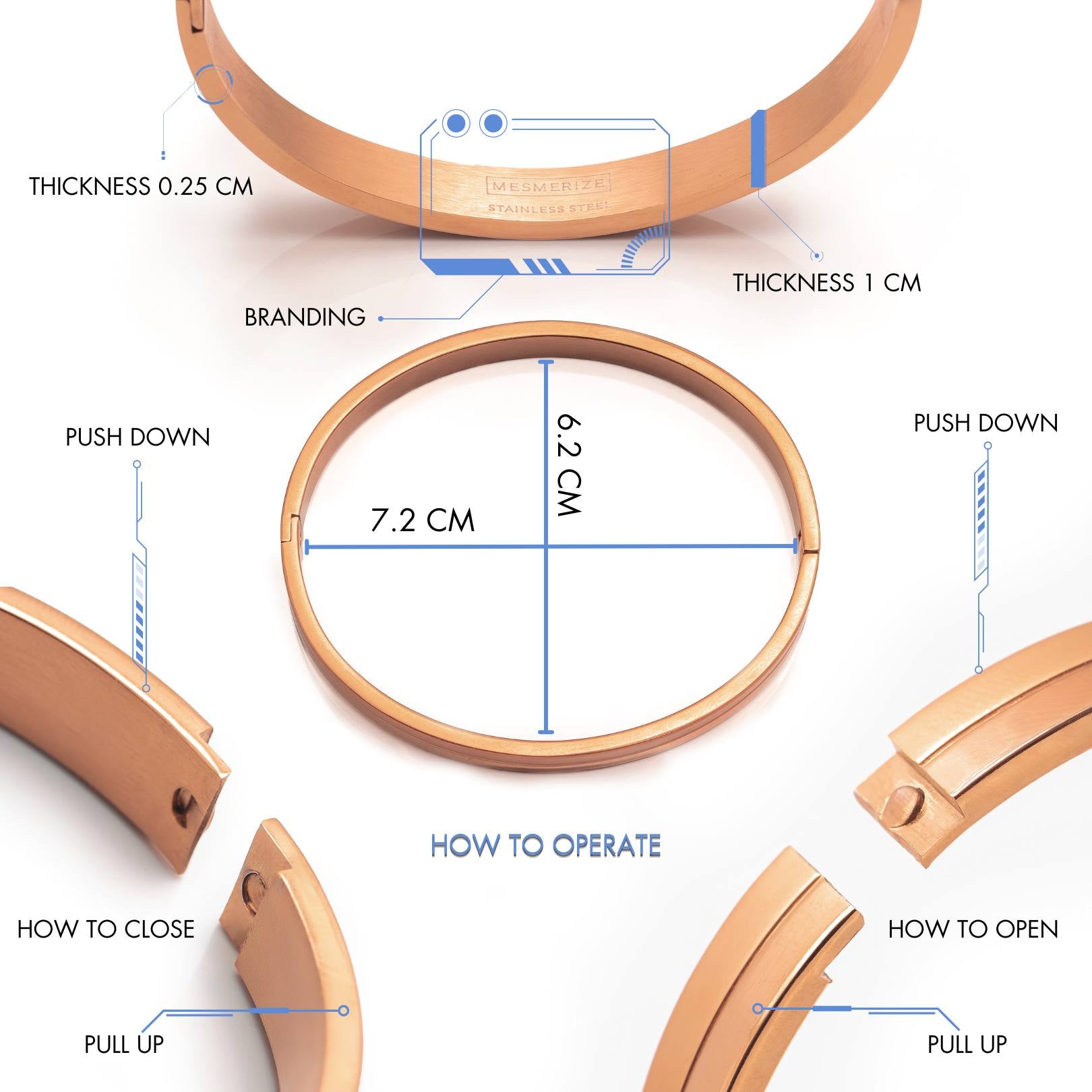 Kadaddi Moves Dual Finish Kada Rose Gold