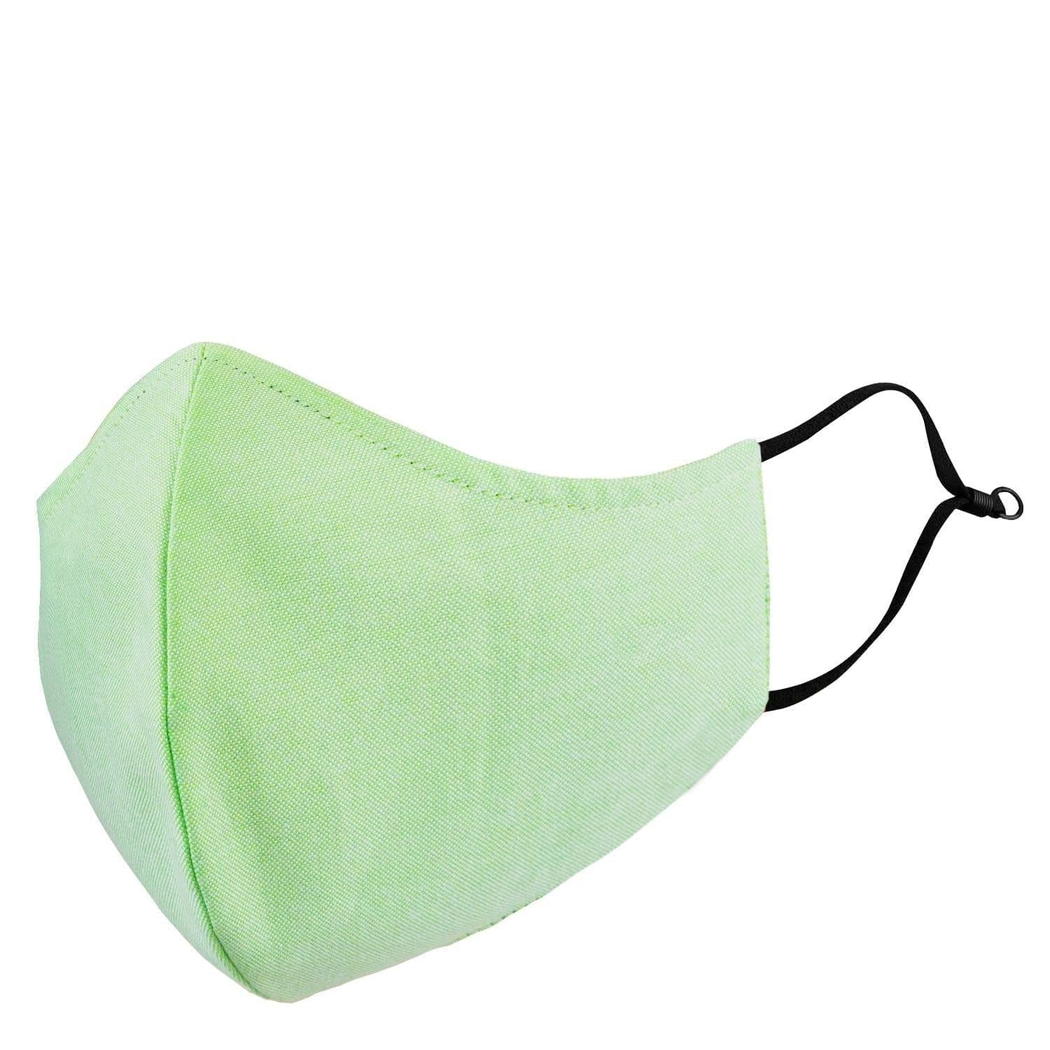 Teens Cotton Aero Mask (Lime Green, Aqua Blue)