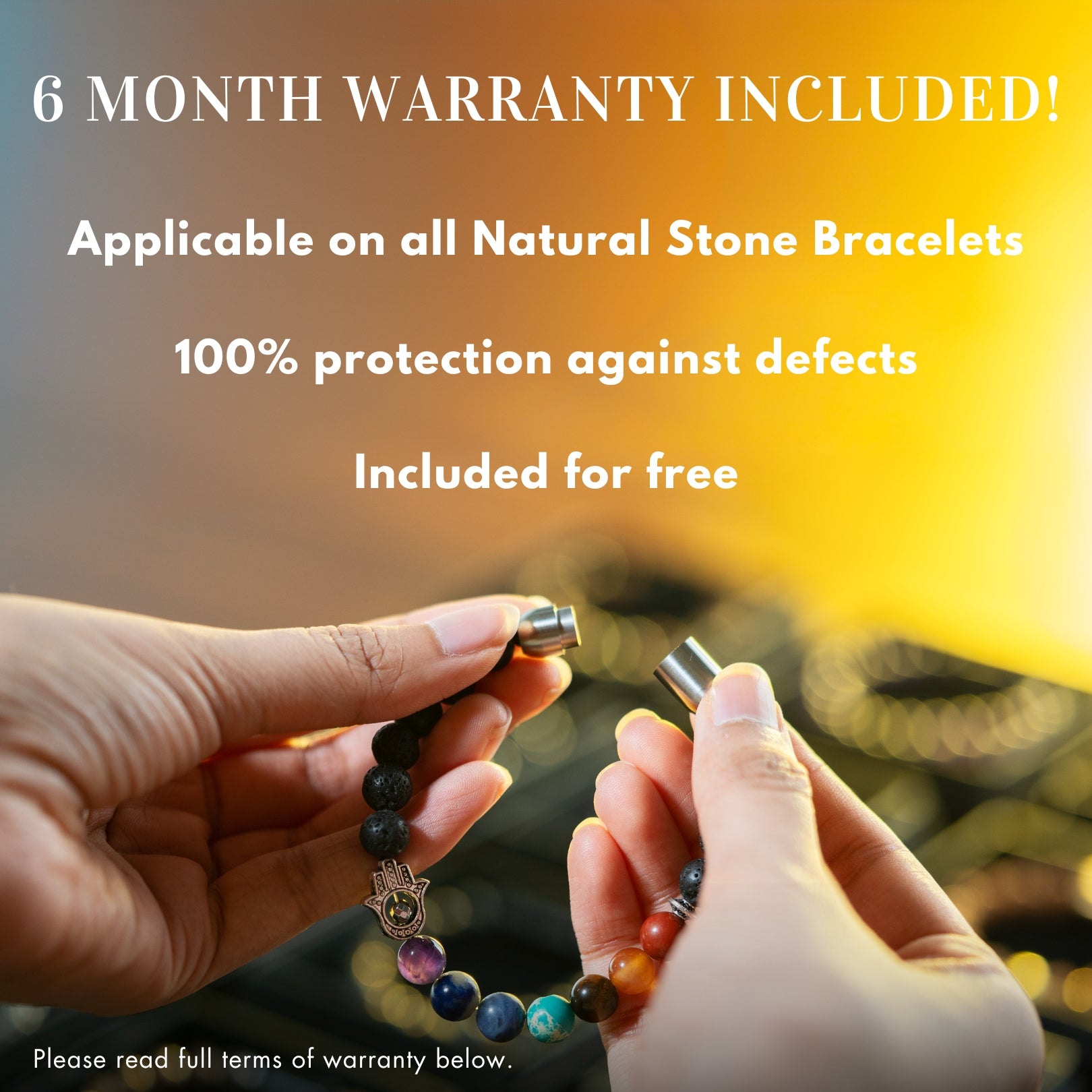 Natural Stone Jewellery Money Magnet Pyrite 7 Chakra Natural Stone Elastic Bracelet