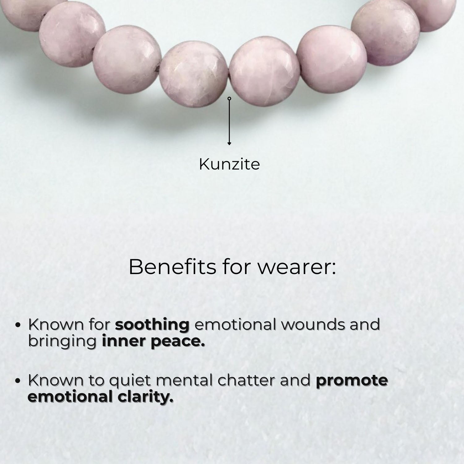 Nurturing Kunzite Natural Stone Bracelet With MagSnap 2
