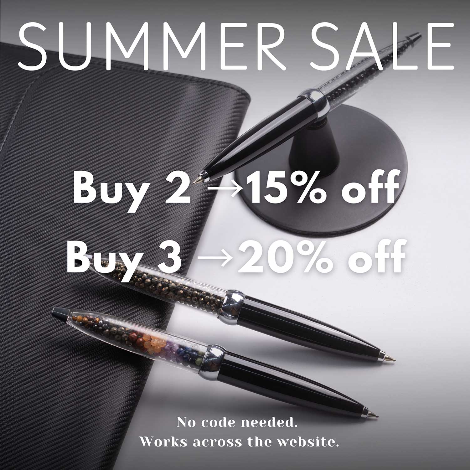 Personalised Pyrite MagSpin Rotating Desk Pen with DryFlow Ink