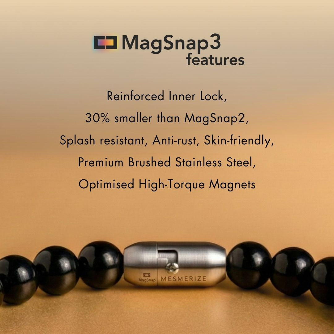 Inner Growth Peridot Natural Stone Bracelet With MagSnap 3